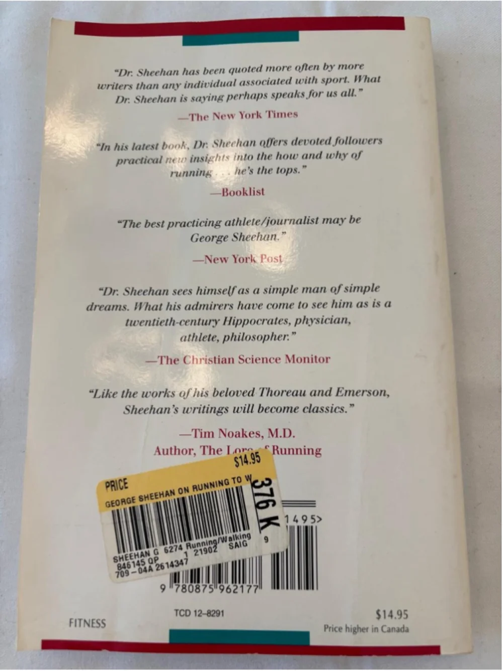 Rodale Press Running to Win Book One Size White Red #E100